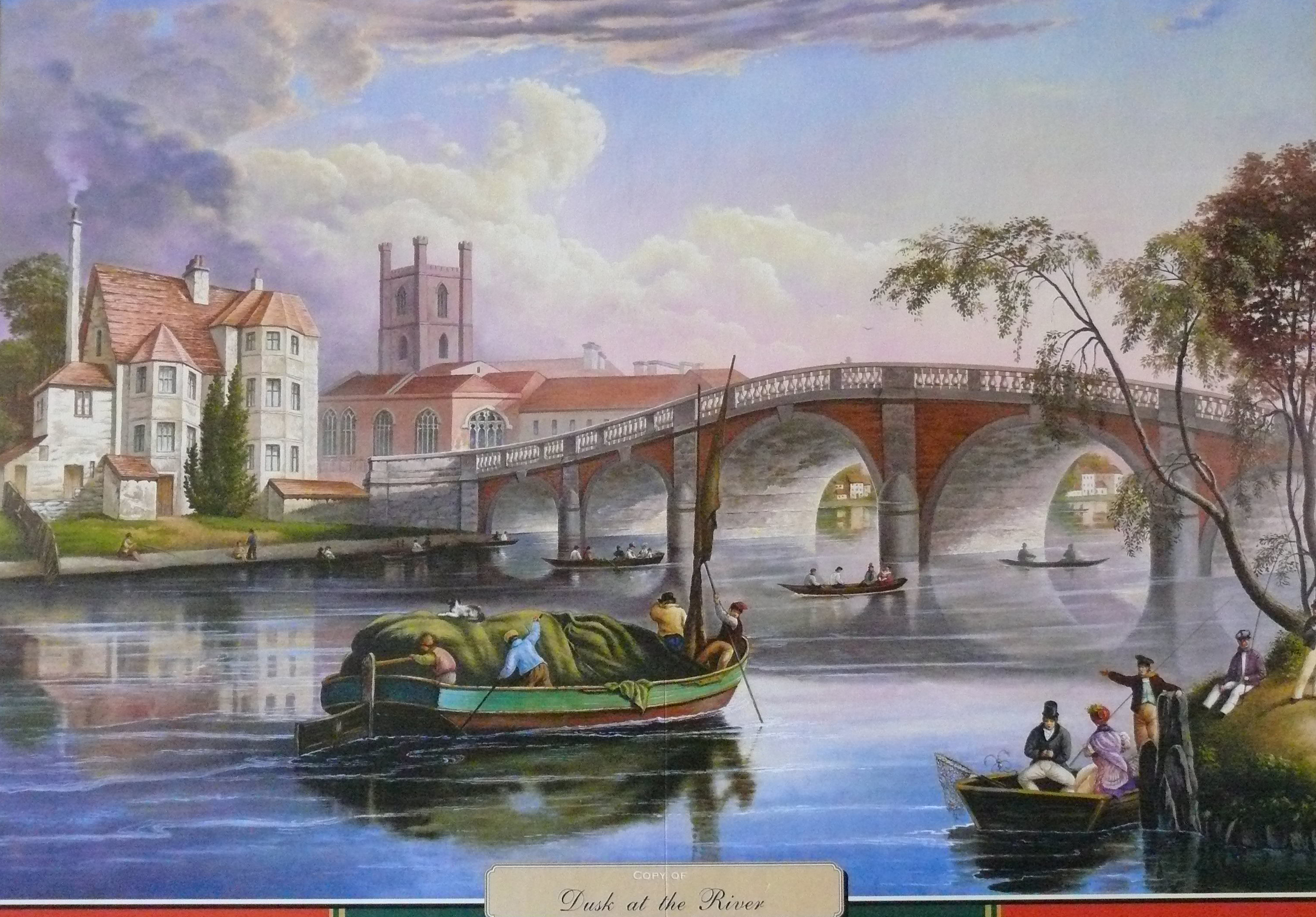 Atardecer en el rio (Dusk at the River)