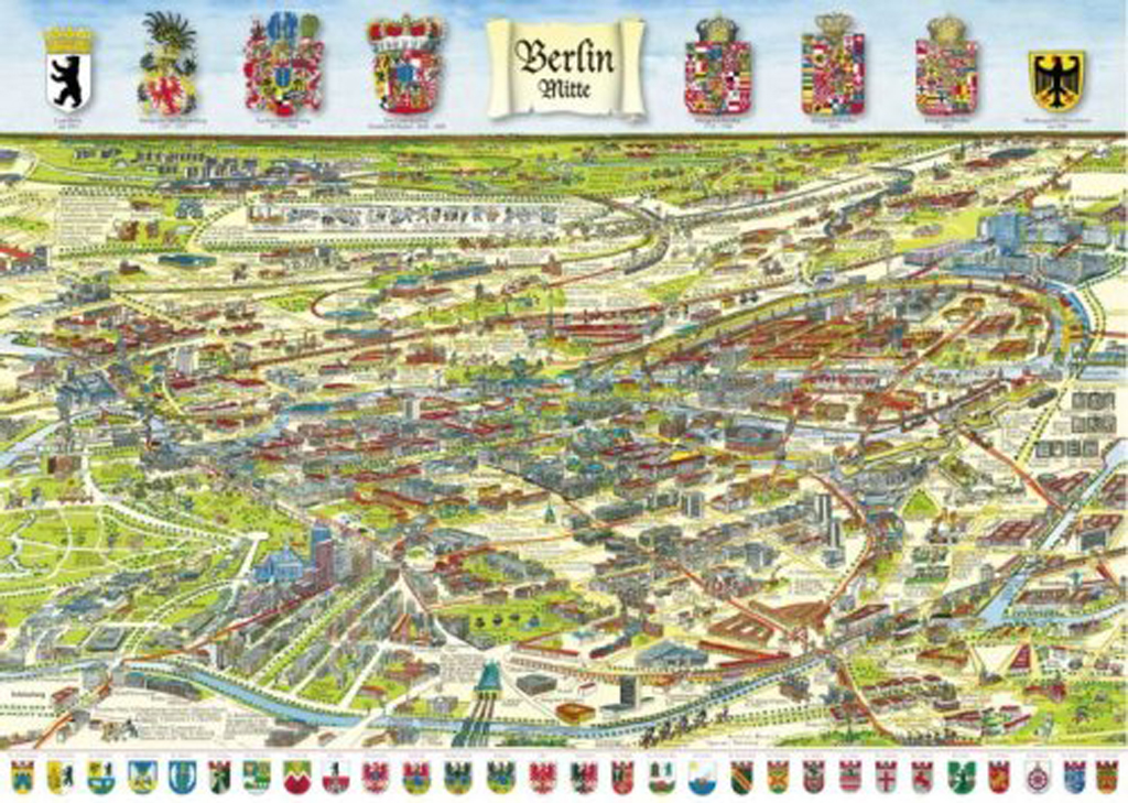 Mapa de Berlín (Berlin Mitte)