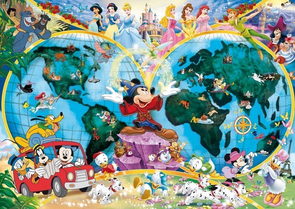 Mapa de Disney (Disney's World Map)