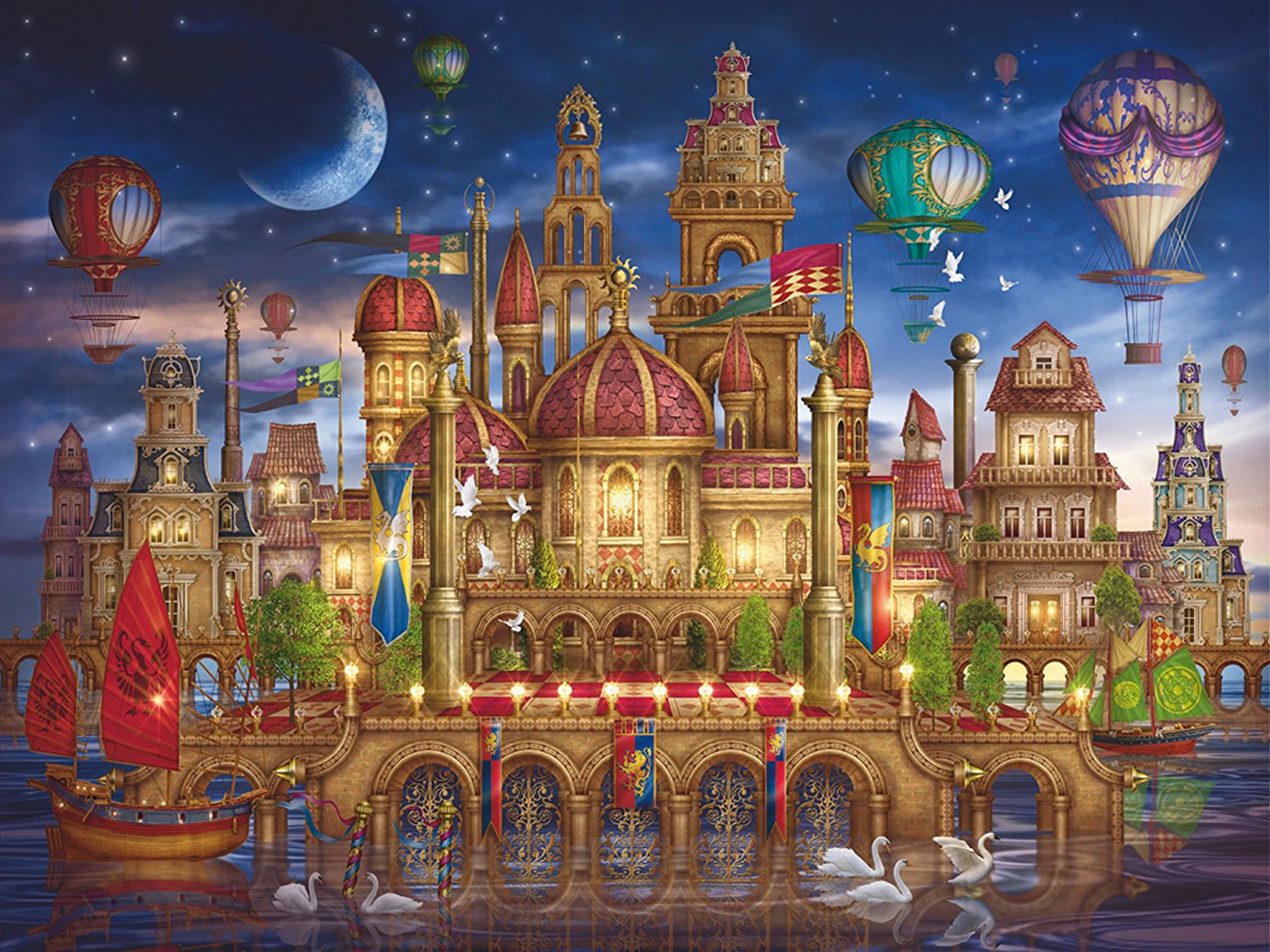 Moated Castle (Row of Houses)