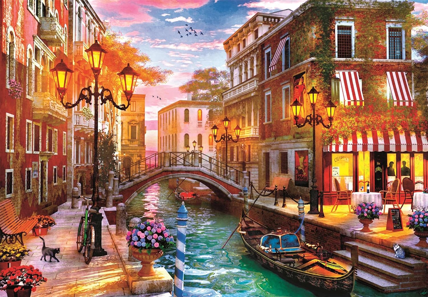 Puesta de sol sobre Venecia Puesta de sol sobre Venecia